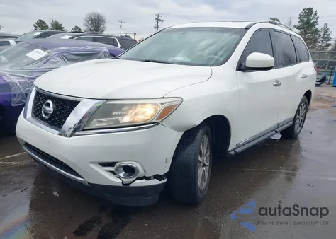 2013 Nissan Pathfinder Sl z USA, uszkodzony, nr VIN 5N1AR2MN9DC637013